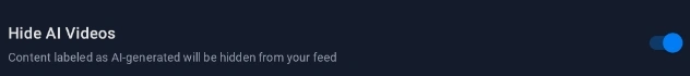 hide AI content