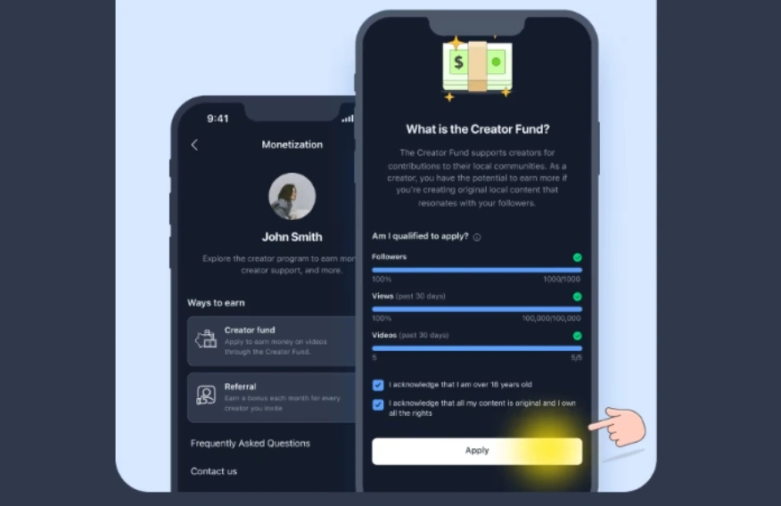 How to Apply for Monetization in Scoopz